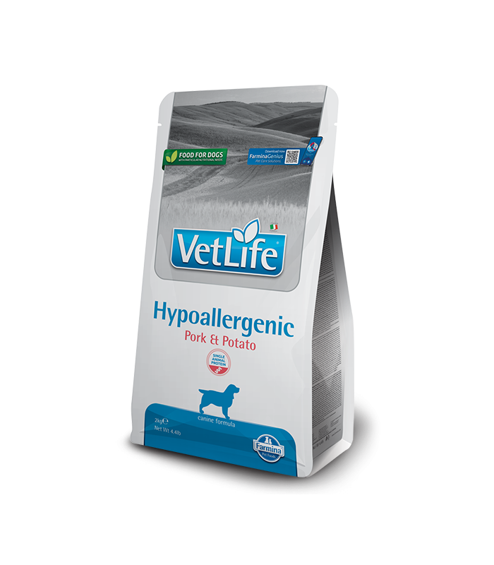 Farmina Vet Life Hypoallergenic Cane – Maiale e Patate 2kg-0