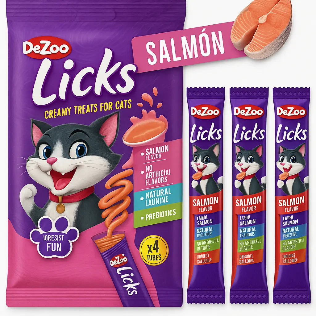 DR. ZOO Licks Vari Gusti – Snack Cremoso per Gatti 4x15g-0