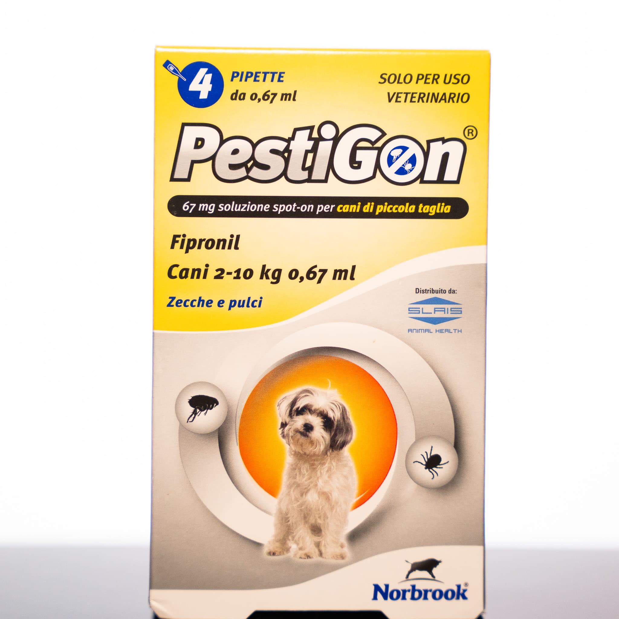 Pestigon Spot-On Cane Piccola Taglia – 4 Pipette (2–10 kg)-0