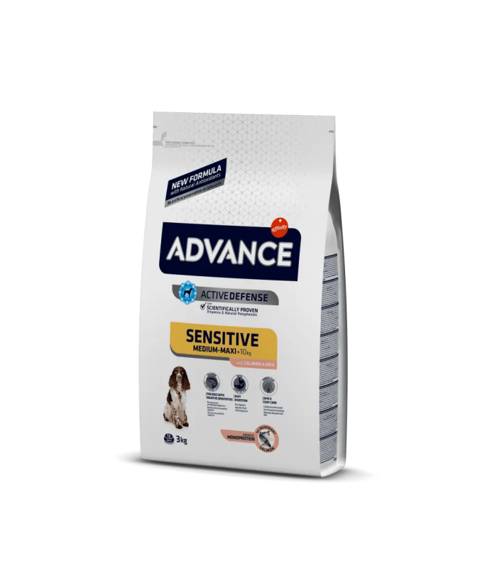 Crocchette per cani adulti Advance  secco completo sensitive -3 kg-1