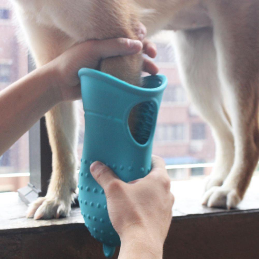 Dog Paw Cleaner Cup – spazzola detergente per zampe