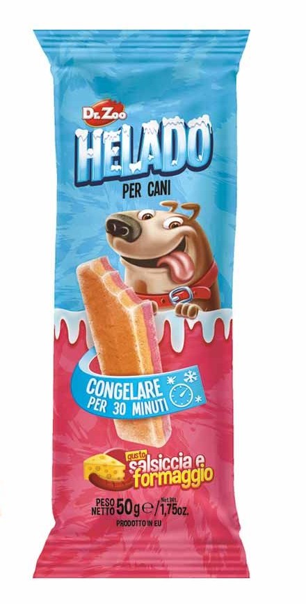DR. ZOO Helado Snack Refrigerabile per Cani 50g – Gusti Assortiti-3